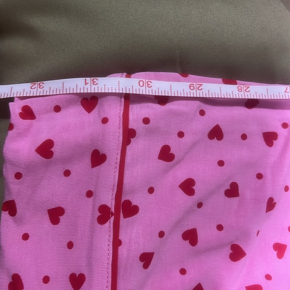 Victoria's Secret Pink Heart Dots Modal Long Pajama Set Size Large - Picture 7 of 7